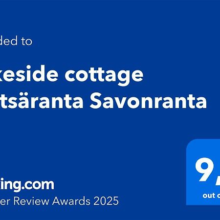 Lakeside Cottage Metsaeranta Savonranta Eksteriør bilde