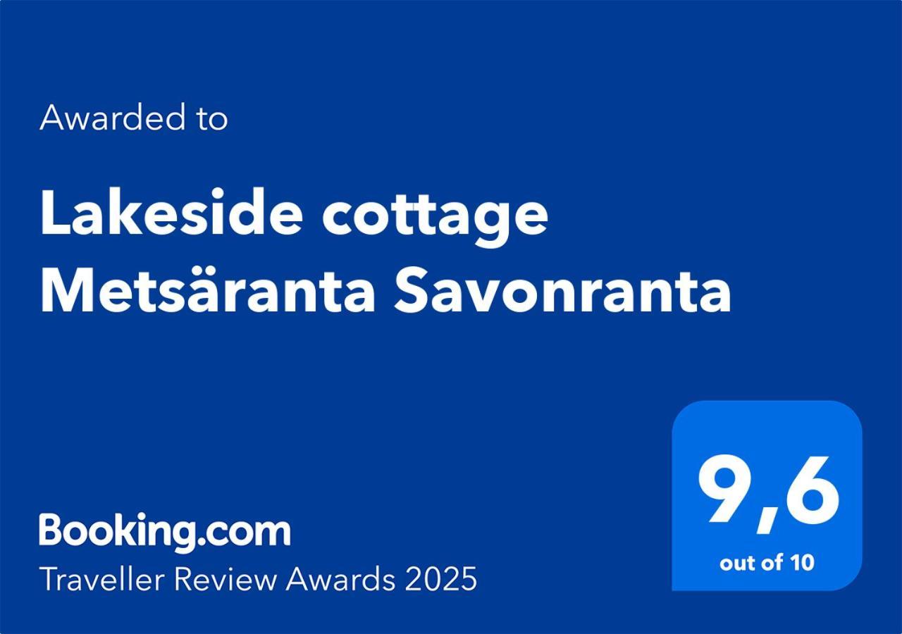 Lakeside Cottage Metsaeranta Savonranta Eksteriør bilde
